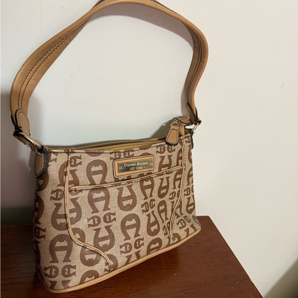 Etienne Aigner Est. 1949 Small Brown Handbag - Picture 3 of 11